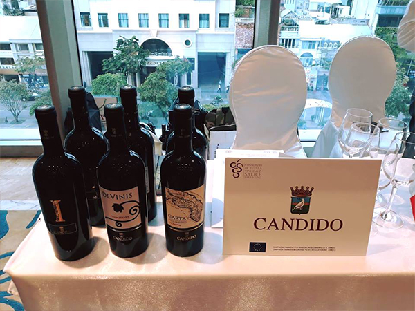 Rượu vang Ý Candido Carta Salice Salentino Riserva