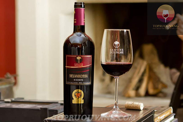 Rượu vang selvarossa riserva cantine due palme