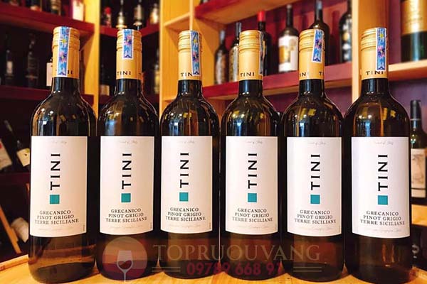 Rượu vang Tini Grecanico Terre Siciliane