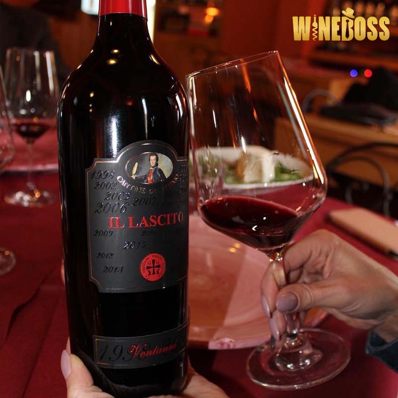 Rượu Vang Ý IL Lascito Cantine Del Notaio 1