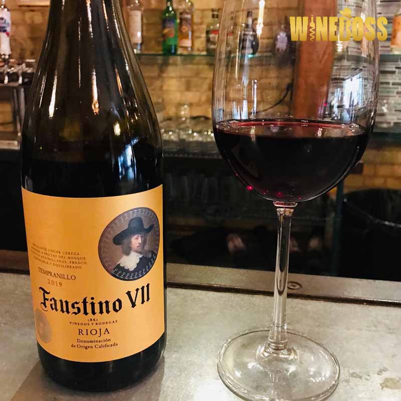 Rượu vang Faustino VII Tempranillo 1