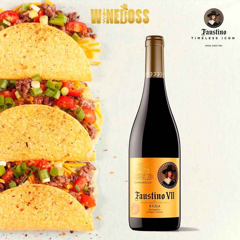 Rượu vang Faustino VII Tempranillo 2
